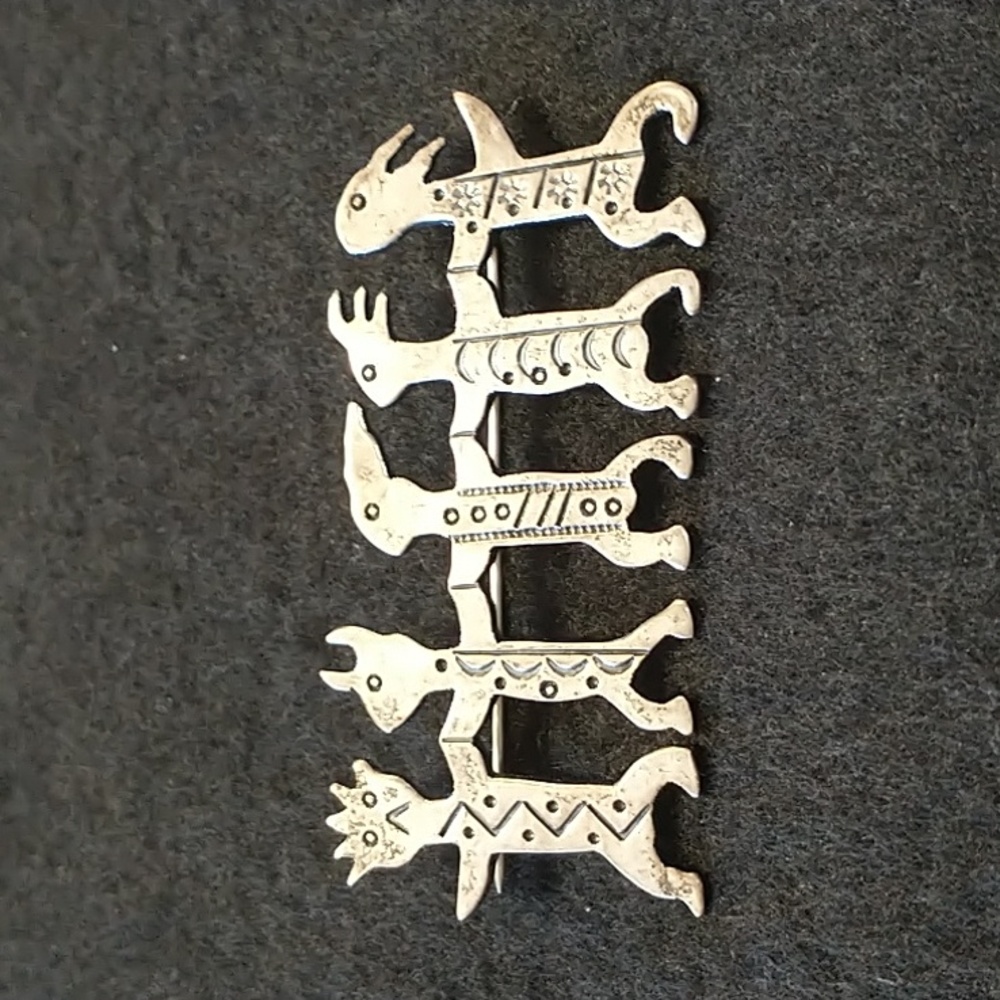 Sterling Navajo pin